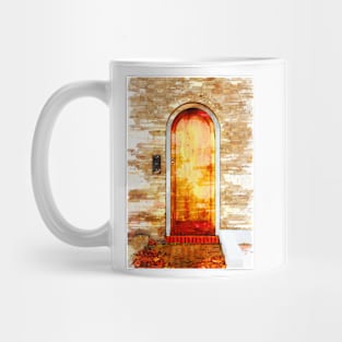 Vintage Door In Hyde Park London Mug